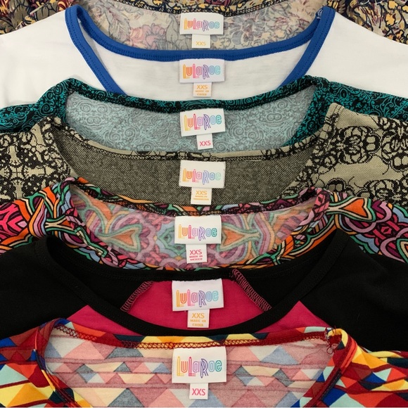 LuLaRoe Irma High Low Tunics Lot of 7! - Picture 2 of 3